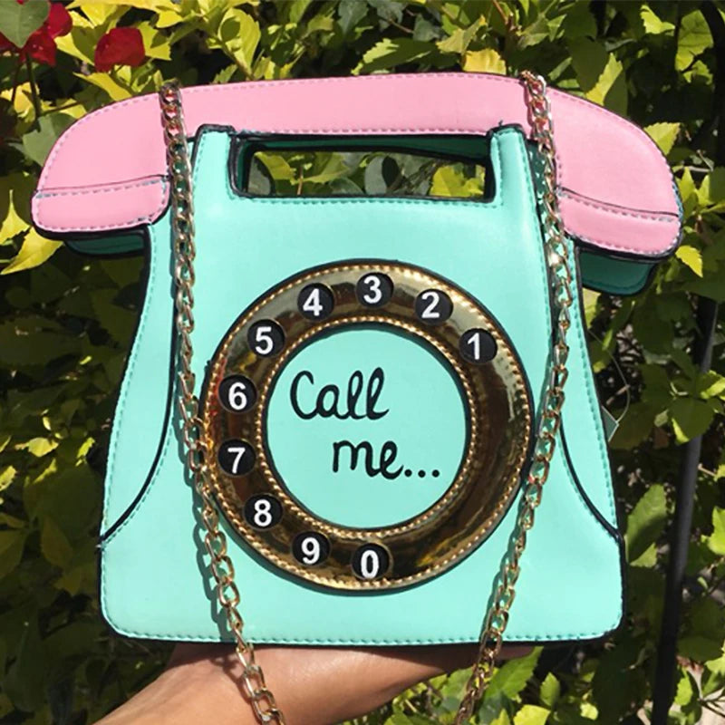 BOLSO TELÉFONO RETRO